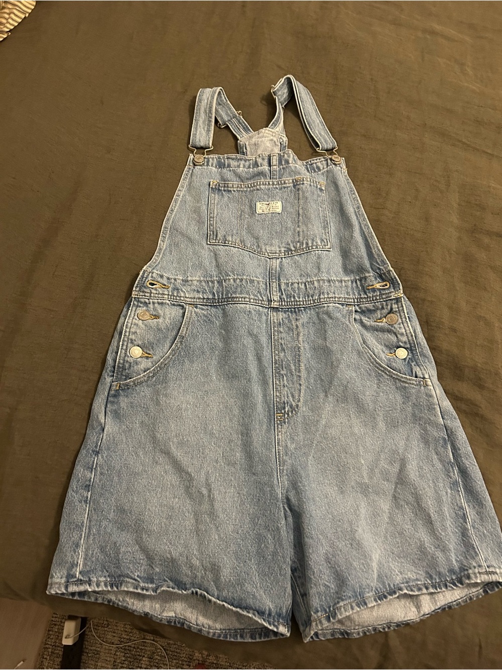 Levi's Light Blue Denim Overalls